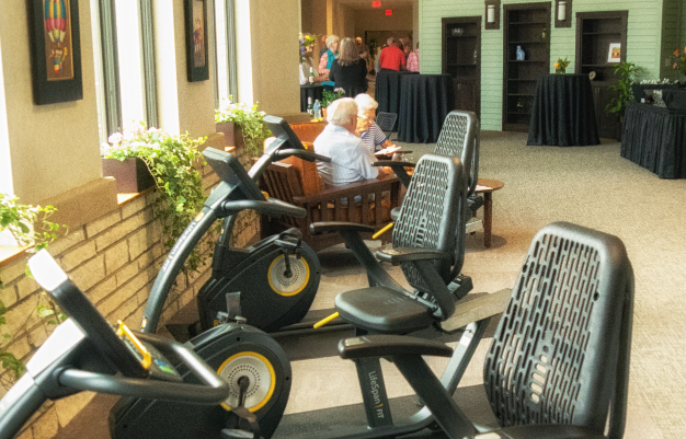 Gym area